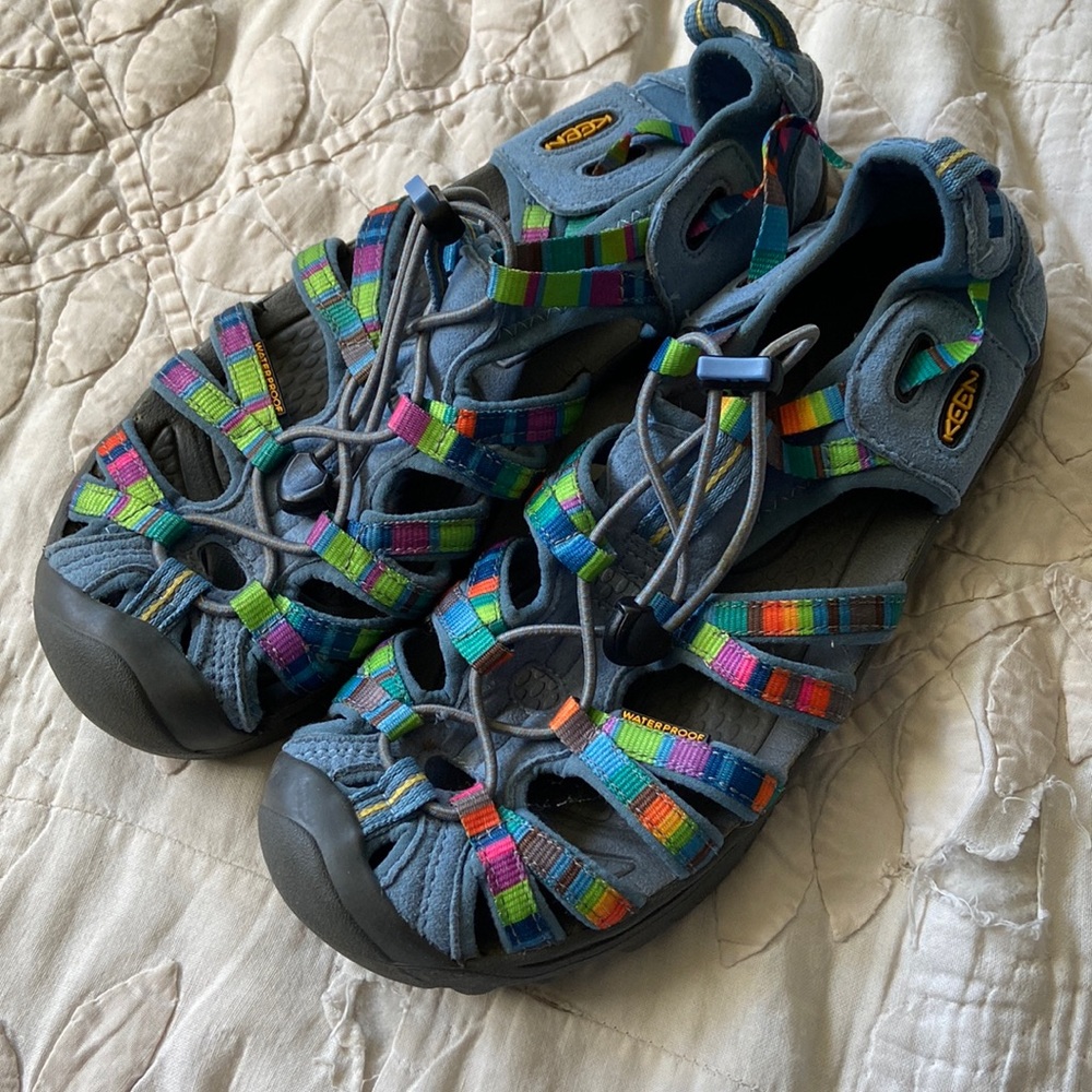 Keen Whisper Waterproof Sandals Multicolored 1006505 Youth Size 6/ Womens 8